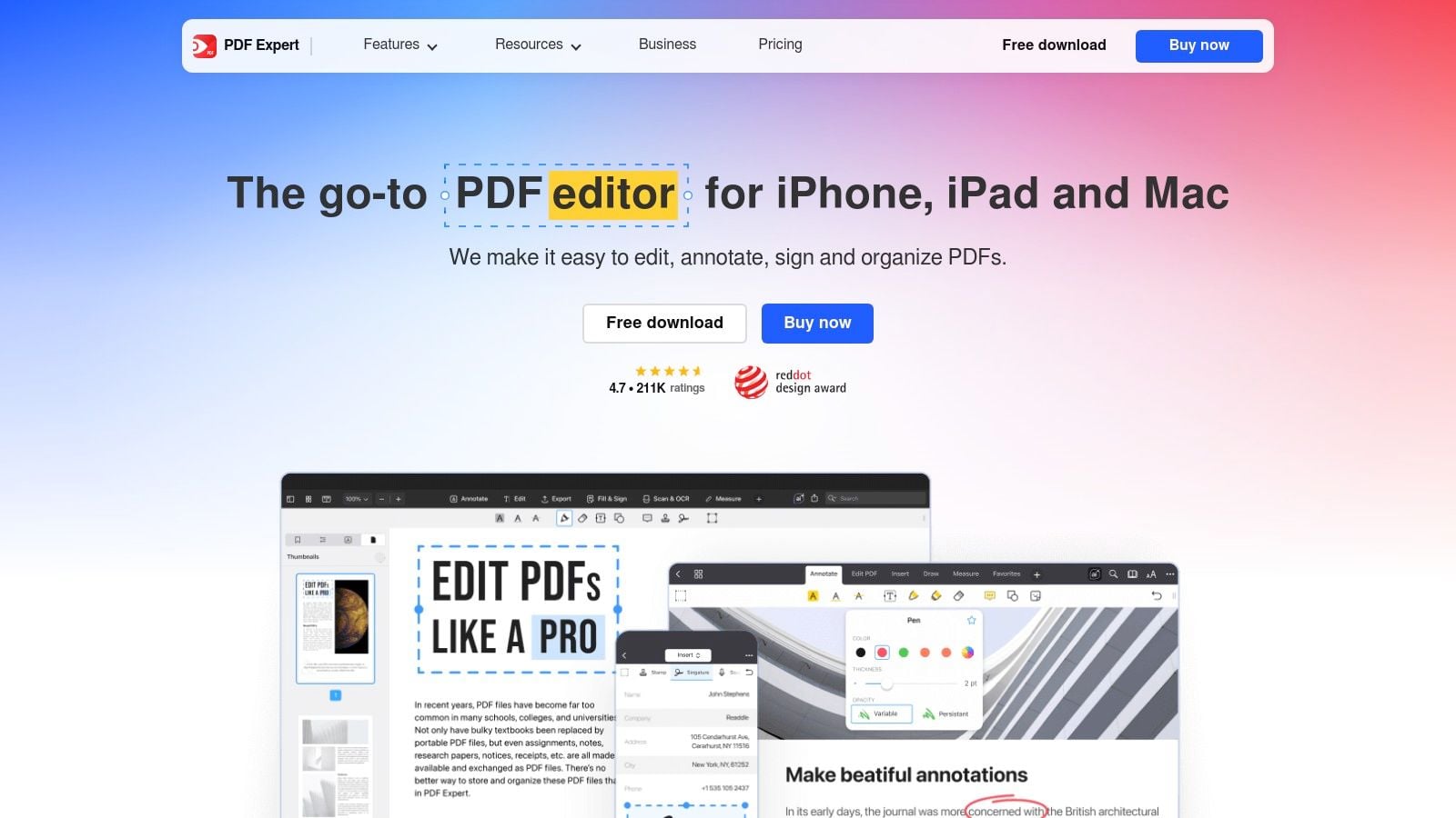 PDF Expert (Readdle)